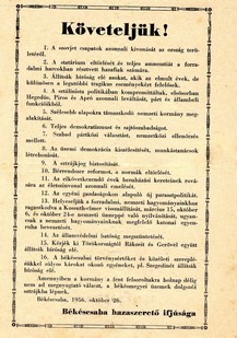 Forradalom követelései